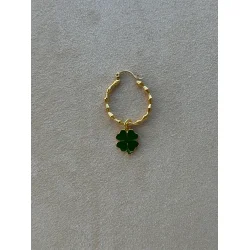Pico - Enamel Clover Vedhng, Guld
