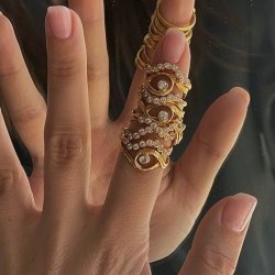 Stine A - Midnight Sparkle Ring 