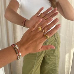 Stine A - Midnight Sparkle Ring 