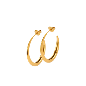 Sistie 2nd - Lux Creoler reringe, Medium, Guld