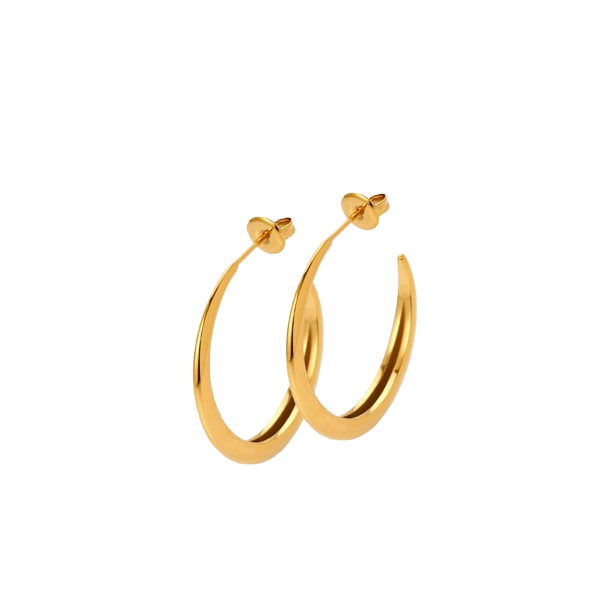 Sistie 2nd - Lux Creoler reringe, Medium, Guld