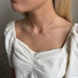 byBiehl - Just Love Sparkle Halskde, Forgyldt