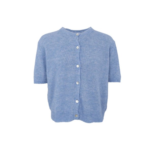 Black Colour - Bcdell ss cardigan, Lt. Blue