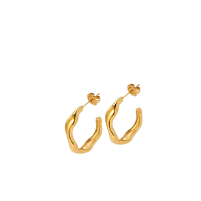 Sistie 2nd - Wavy Creol reringe, Guld