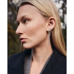 Maanesten - Eliori Twinkle �reringe, S�lv