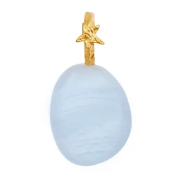 Maanesten - Blue Lace Air Spirit Vedh�ng, Forgyldt 