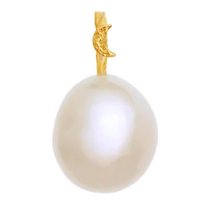 Maanesten - Pearl Water Spirit Vedhng, Forgyldt  