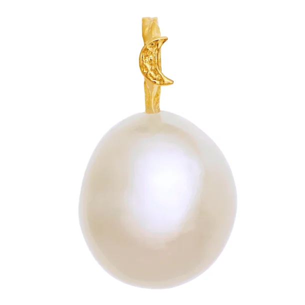 Maanesten - Pearl Water Spirit Vedh�ng, Forgyldt  