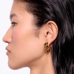 Maria Black - Coil Hoops M reringe, Forgyldt