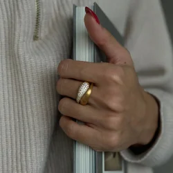 byBiehl - Ocean Flow Sparkle Ring