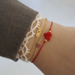 Stine A - Harlequin Armb�nd, Pink Heart