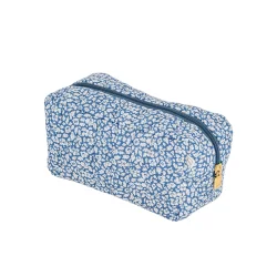 Bon Dep - Toilettaske Pouch XS square mw Liberty, Feather Blue