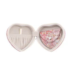 Bon Dep - Jewelry box heart Liberty Strawberry pink