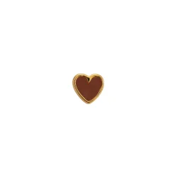 Stine A - Petit Love Heart restik, Mocha Brun