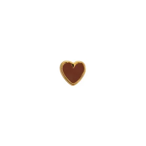 Stine A - Petit Love Heart restik, Mocha Brun