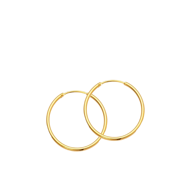 Sistie 2nd - Hoop Basic Creoler 3, Forgyldt