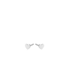 Pernille Corydon - Mini Heart Earsticks, Slv