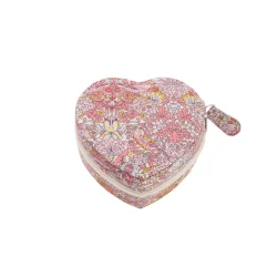 Bon Dep - Jewelry box heart Liberty Strawberry pink