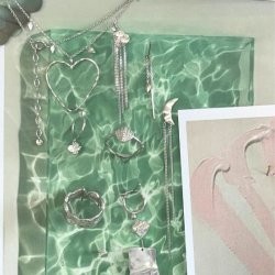 Stine A - Bella Moon Earring With Long Chains