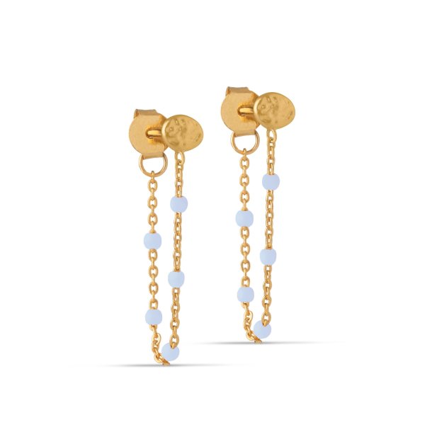 Enamel - Lola Earrings, Sky