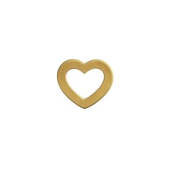Stine A - Open Love Heart Vedh�ng, Forgyldt