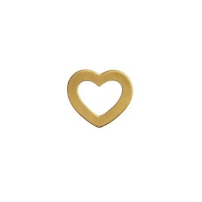 Stine A - Open Love Heart Vedh�ng, Forgyldt