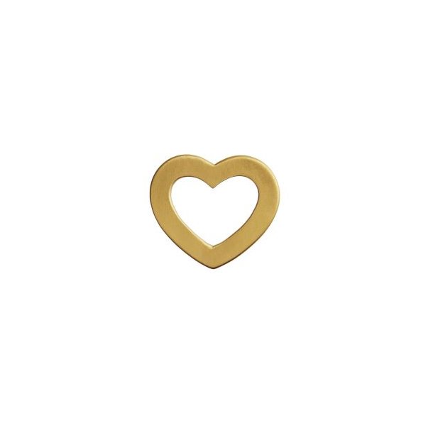 Stine A - Open Love Heart Vedh�ng, Forgyldt