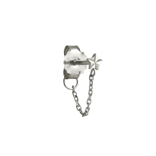 Stine A - Star Etoile With Chain rering, Slv