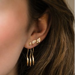 Stine A - Tout Petit Ile De L'Amour Earring Gold