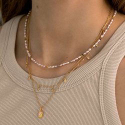 Stine A - Tout Petit Ile De L'Amour Necklace Gold