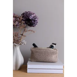 By Lohn - Petra Strikket Clutch, Tiger Melange