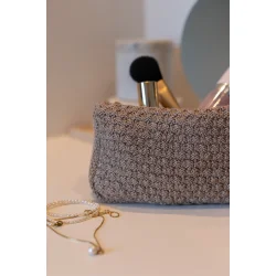 By Lohn - Petra Strikket Clutch, Tiger Melange