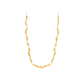 Sistie 2nd - Wavy Halskde, Guld