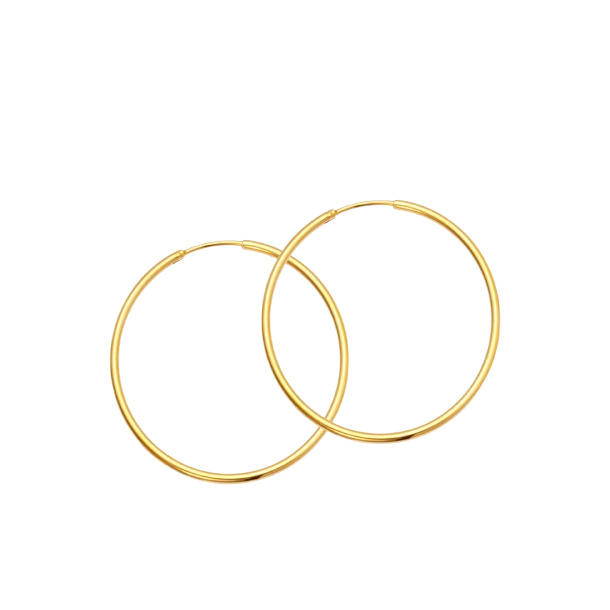 Sistie 2nd - Hoop Basic Creoler 4,5, Forgyldt