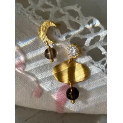 Stine A - Petit Cleo Mocha rering, Forgyldt