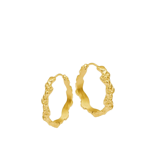 Sistie 2nd - Hoop Creoler Store, Forgyldt