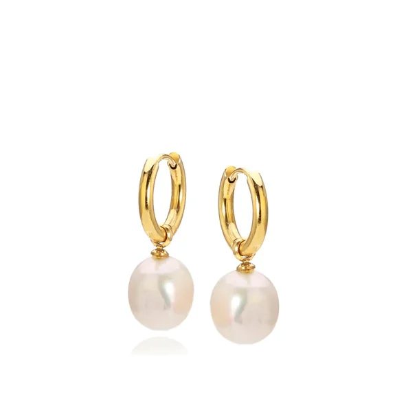 Samie - reringe med perler Forgyldt