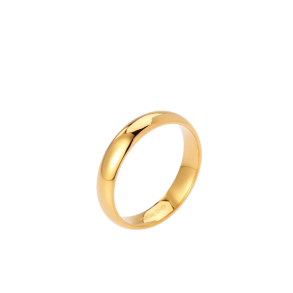 Sistie 2nd - Bred Circle Ring, Guld