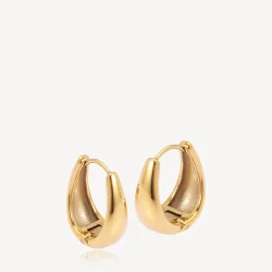 Sistie 2nd - Large Loops Creoler, Forgyldt