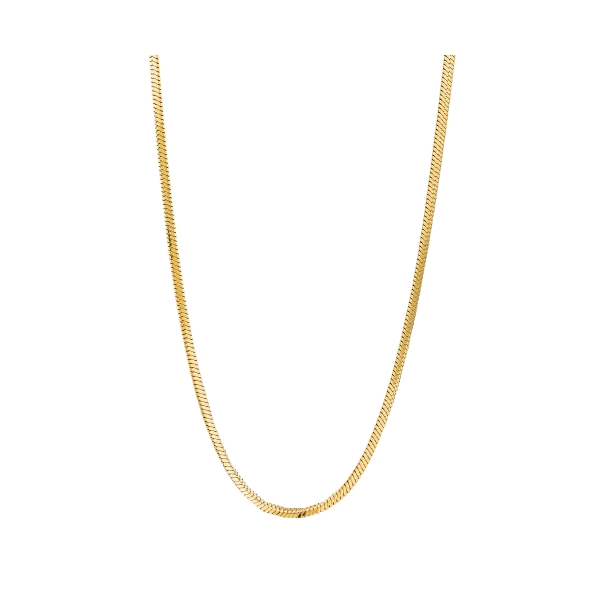 Sistie 2nd - Snake Halsk�de 3 mm, Forgyldt