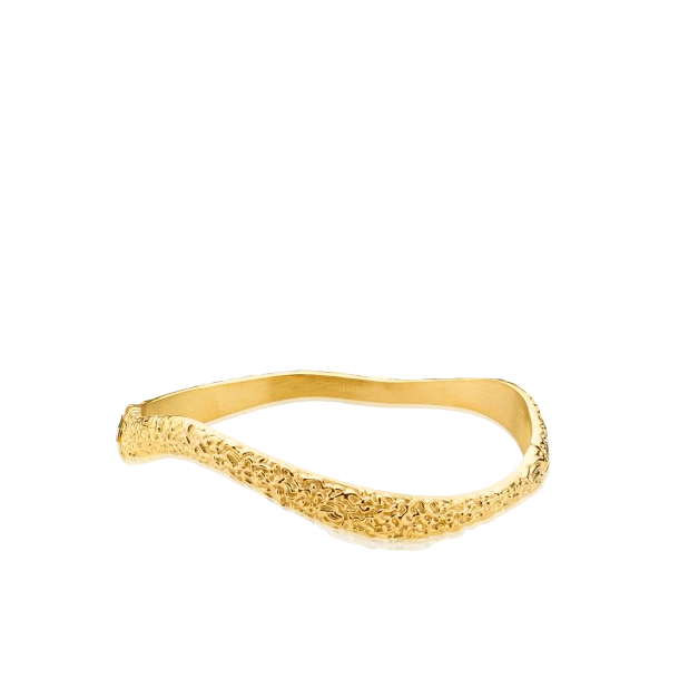 Sistie 2nd - Wavy Armb�nd, Forgyldt