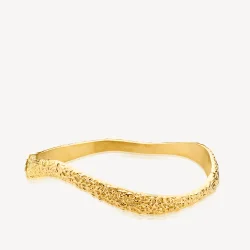 Sistie 2nd - Wavy Armb�nd, Forgyldt