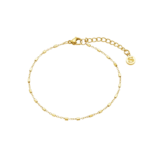 Sistie 2nd - Square Armb�nd, Forgyldt