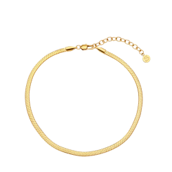 Sistie 2nd - Snake Armb�nd 3 mm, Forgyldt 