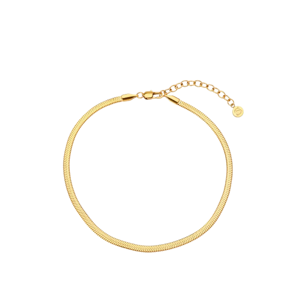 Sistie 2nd - Snake Armb�nd 3 mm, Forgyldt 