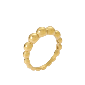 Sistie 2nd - Bubble Ring, Forgyldt