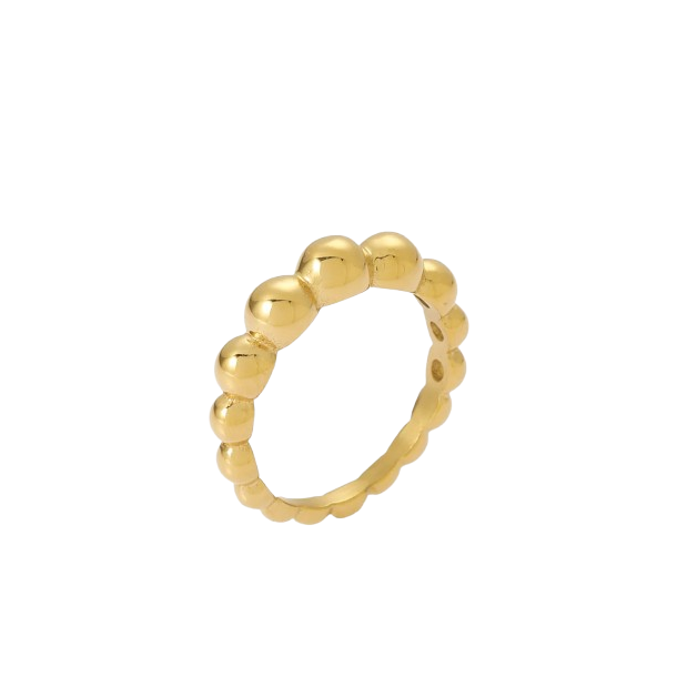 Sistie 2nd - Bubble Ring, Forgyldt