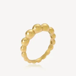 Sistie 2nd - Bubble Ring, Forgyldt