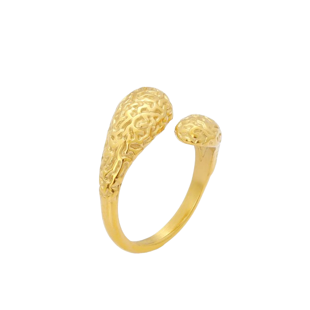 Sistie 2nd - Drops Ring, Forgyldt