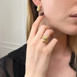 Sistie 2nd - Drops Ring, Forgyldt